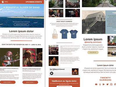 Twenty Summers email mailchimp newsletter responsive template