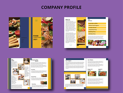 Company Profile company profile food graphic design
