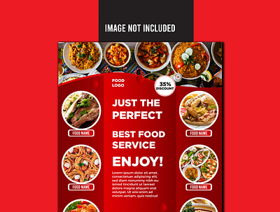 Food Flyer branding flyer food flyer graphic design