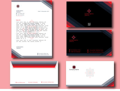 Stationary design 3d animation branding business card envelop design graphic design letterhead logo stationary