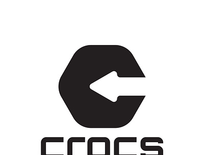 crocs 01 branding clean design flat graphic design icon illustration illustrator logo minimal