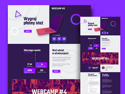 Webcamp corporate dexim onepage web design