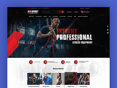 Sport Shop design dexim ecommerce portal sport themeforest ui ux webdesign