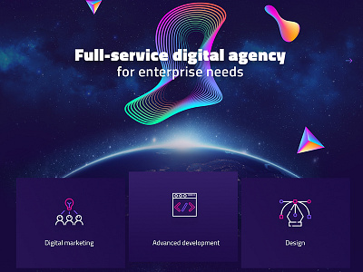 Digital Agency app color creative design dashboard dexim iphone ui ux