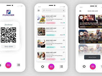 Puncher App app color design dexim ecommerce iphone poland ui ux