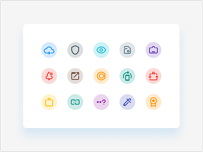 Clipto System Icons adaptive icon adaptive icons android icon iconography icons logo material design material theming product icon