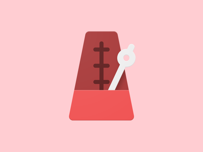 Metronome Product Icon by Kevin Aguilar on Dribbble