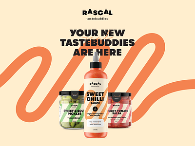 Rascal - tastebuddies brand strategy branding food food app packaging strategy