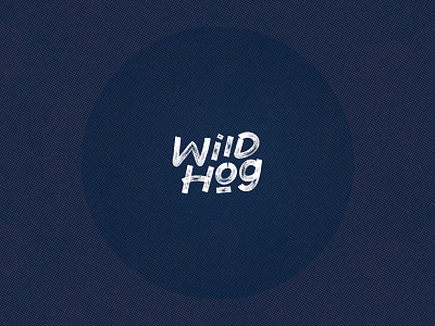 Wild hog - handlettered logo