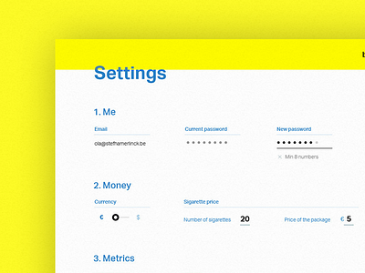 Daily UI #007 Settings