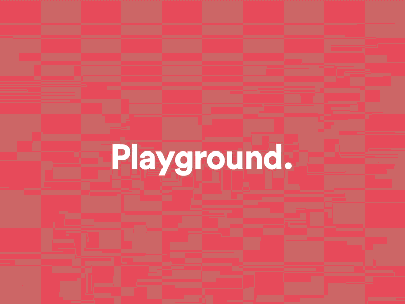 Playground Type animation c4d cg fracture gif letters playground typography