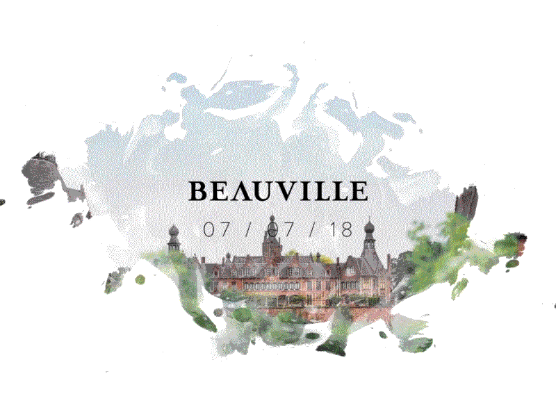 Beauville festival identity animation festival identity logo organic typography