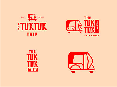 Tuk Tuk trip asian branding design identity logo type typography