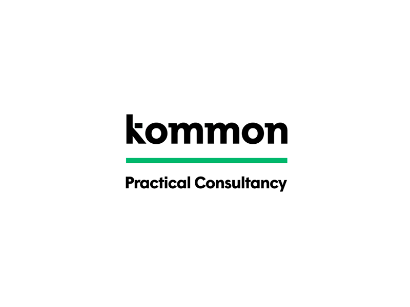 Kommon Logo gif design branding typography animation logo