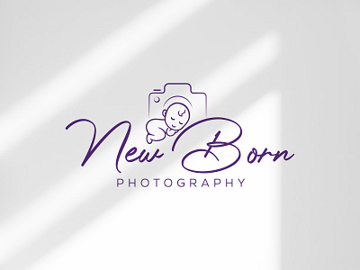 Newborn Photography studio logo template branding new born