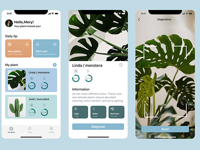 Mobile App - My plant