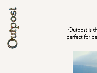 Outpost Homepage 1 2016