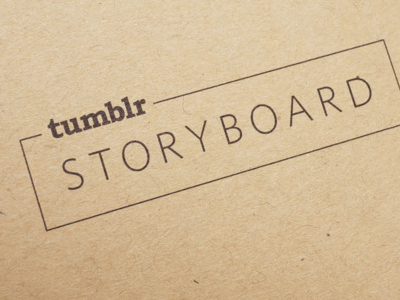 Storyboard field notes logo storyboard