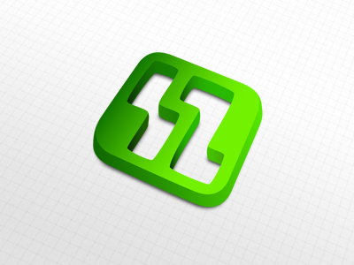 Personal Logo 3d 42 green logo