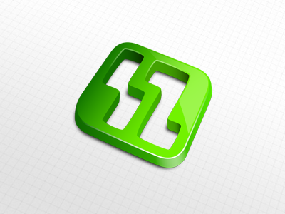Personal Logo (revised) 3d 42 green logo