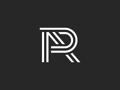Monogram A+R a black branding design icon letter lettering logo monogram r type white