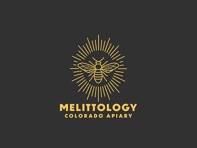 Melittology Logo branding design illustration logo vector