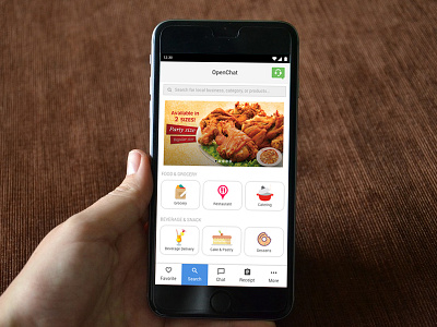 Mobile App Food and Services mobile ui ux