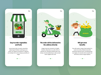 Onboarding Page for Farmer App illustration landing page mobile ui uidesign uipractice