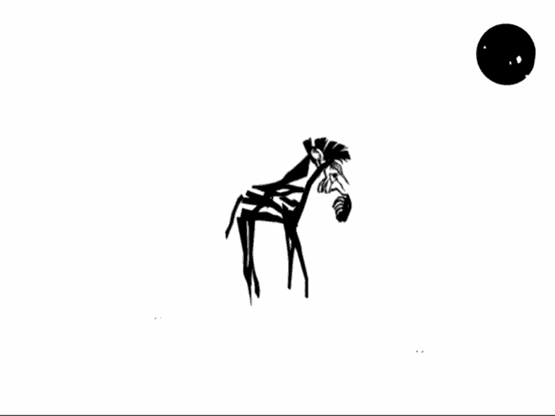 ?ebra Animated animal black gif illustration interrogation point punctuation white wild zebra