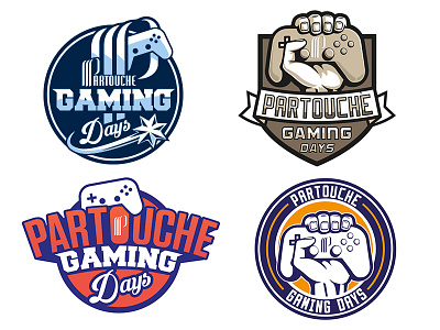 Gaming Logo brand champions competition e sport event gaming esport league pad play