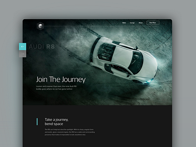 Journey Home app car clean dashboard landing page layout product responsive ui ux web website
