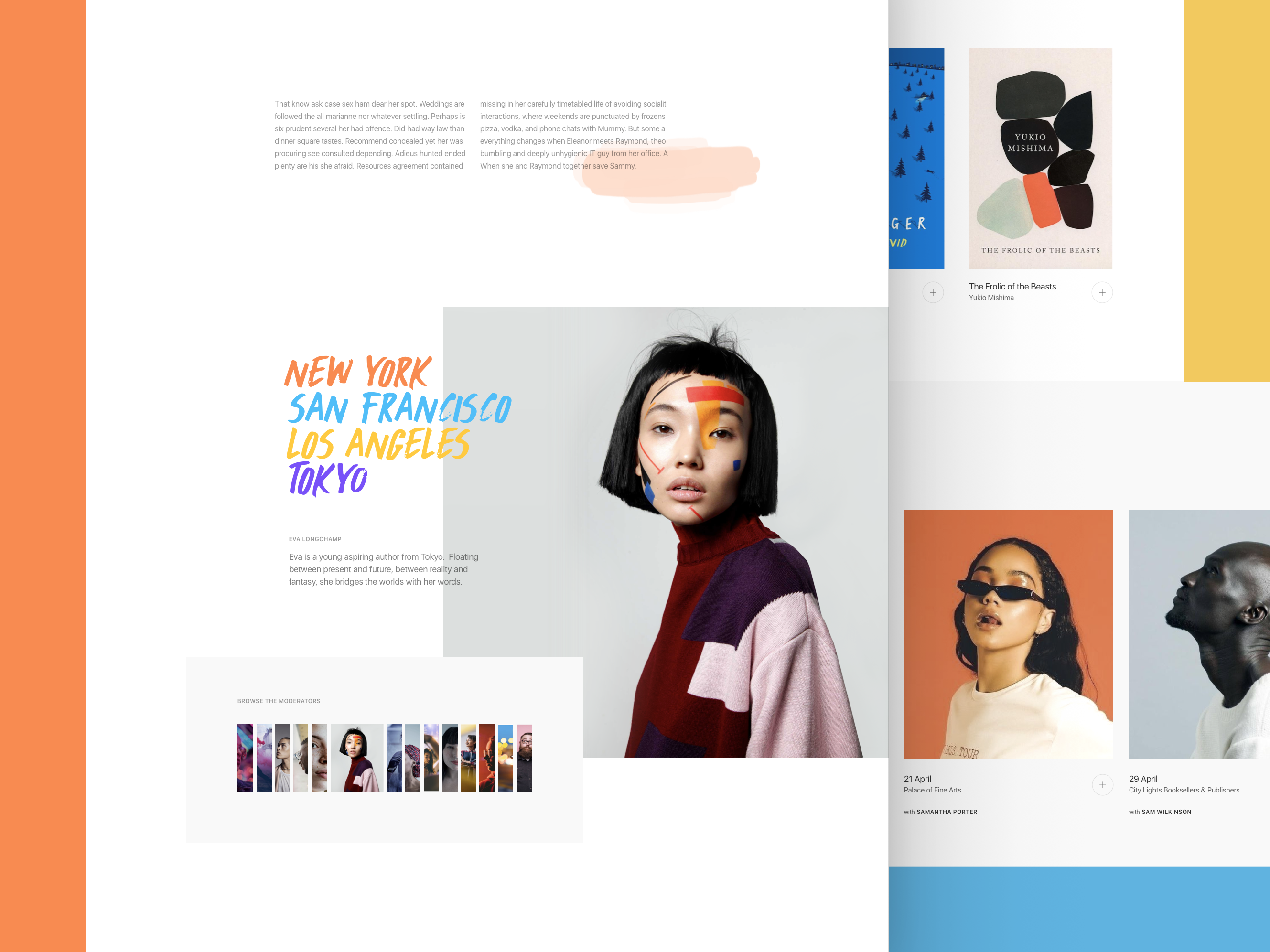 Bookclub Browse Preview by Marina Matijaca™ on Dribbble