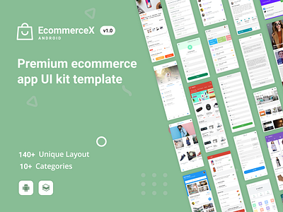 EcommerceX - Premium Ecommerce App UI Kit Template