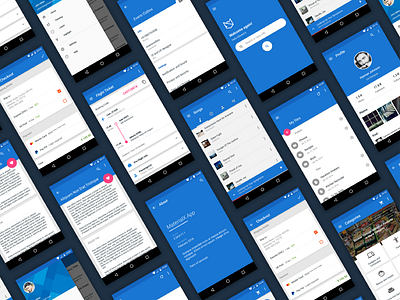 Blue android android ui blue blue ui clean ui app material design material template materialdesign mobile ui template ui ui ui design uidesign ux design