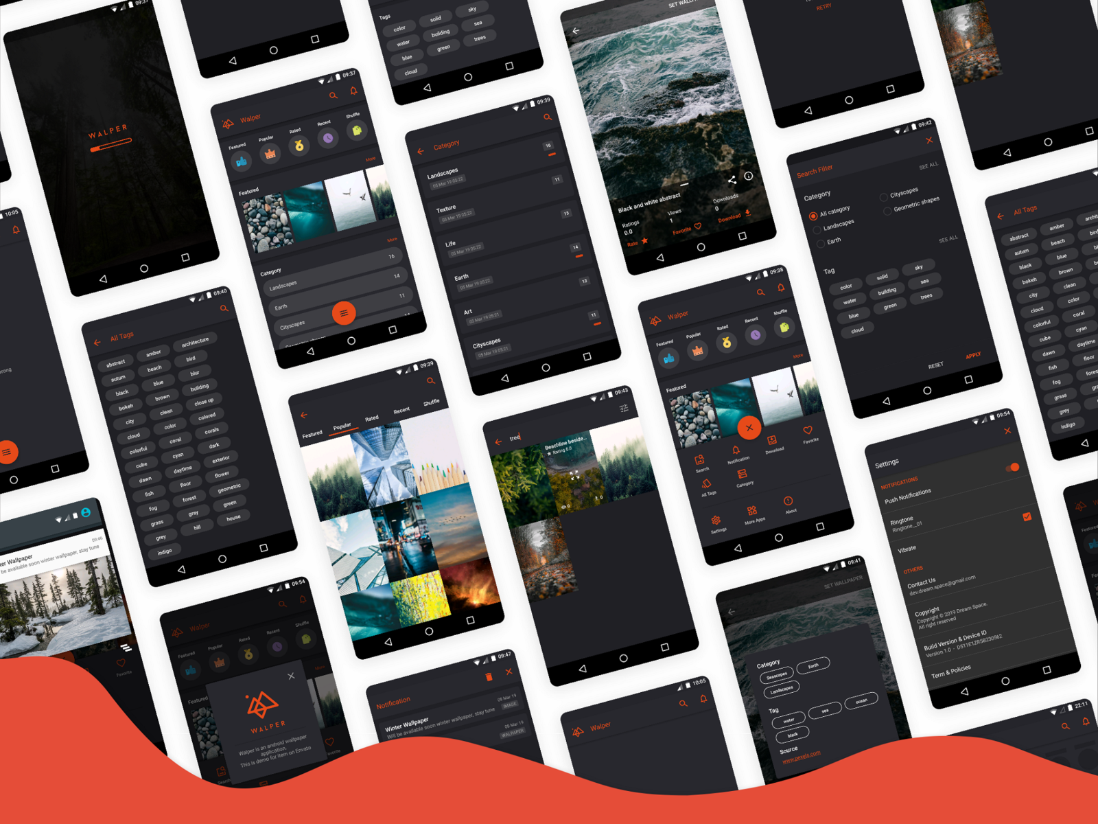 Walper - Wallpaper App UI Kit (Preview)