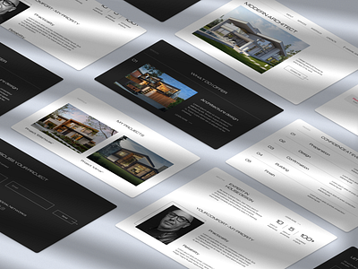 Landing page for architect architect architecture design figma landingpage ui ux web website