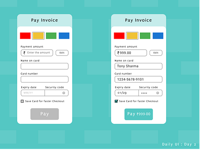 Pay Invoice through credit card