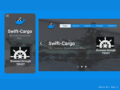 Swift-Cargo landing page