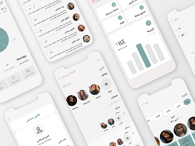 Fancify for Admins - Management App for Beauty Salons app application beauty salon design figma ios mobile persian product design ui uiux ux web design