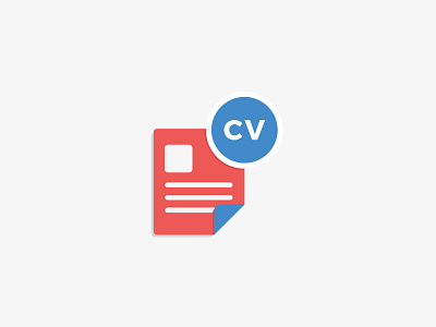 Curriculum Vitae Screening icons