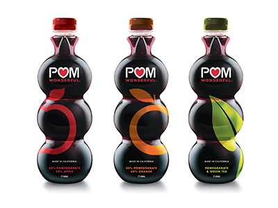 Wonderful POM design drank healthy juice packaging pom pomegranate wonderful