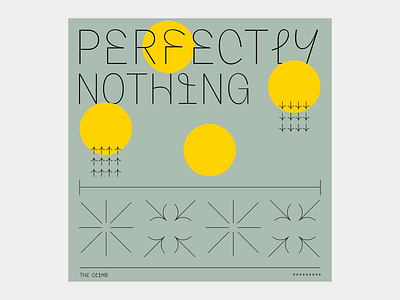 Perfectly Nothing - Cover artwork cover cover artwork design spotify cover typogaphy