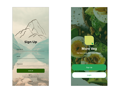 Daily UI 001 | Sign Up Pages