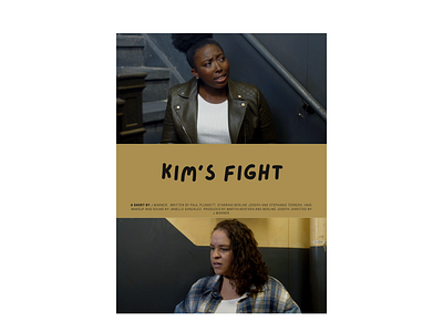 Movie Poster - Kim's Fight design graphic design movie poster ui