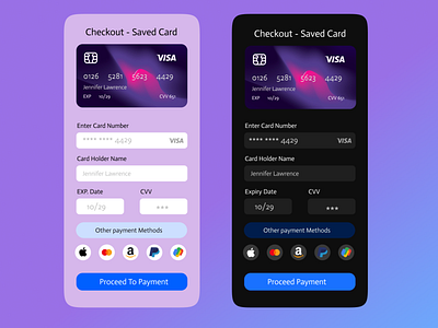 Daily UI 002 | Credit Card Checkout app branding daily ui dailyui design graphic design logo typography ui vector