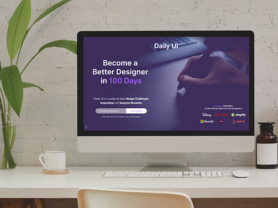 Daily UI 100 | Redesign Daily UI Landing Page