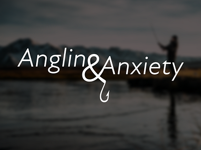 Angling & Anxiety Identity angling anxiety branding design logo logo design logotype mental health mental health awareness mentalhealth sketch sketchapp svg youtube youtube channel youtube logo