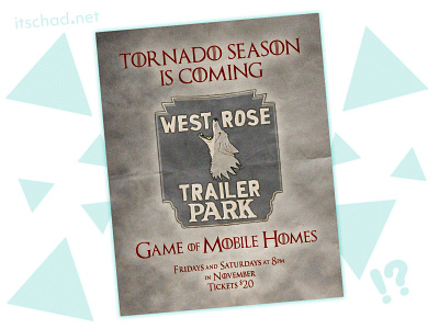 Game of Mobile Homes Poster Design