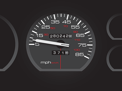 It's a Jeep Thing… cluster gage gauge instrument jeep speedometer typography