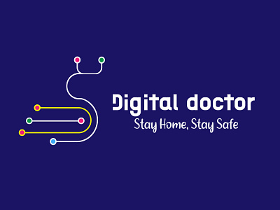 Digital Doctor || Stay Home, Stay Safe|| New logo designe 2021
